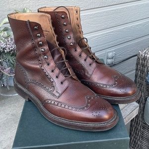 Crockett & Jones Islay Dark Brown Scotch Grain UK9 US10